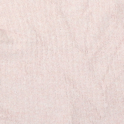 Marks & Spencer Womens Pink Crew Neck  Acrylic Pullover Jumper Size L