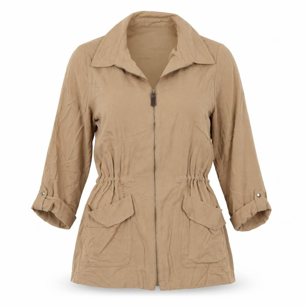 Zara Womens Brown   Jacket  Size S  Zip