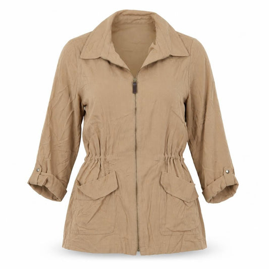 Zara Womens Brown   Jacket  Size S  Zip