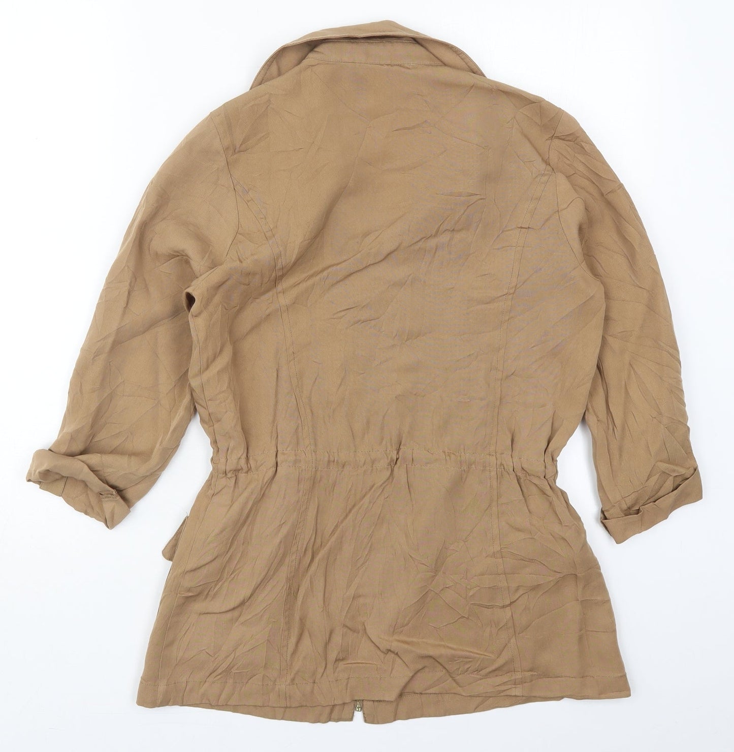 Zara Womens Brown   Jacket  Size S  Zip