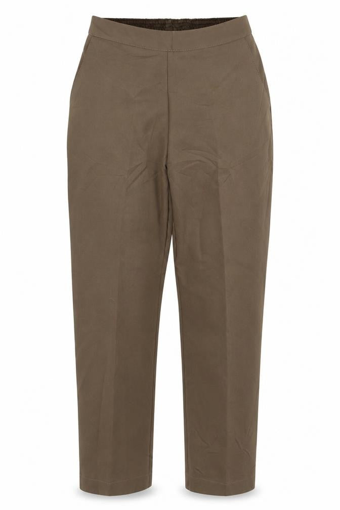 Emma Collction Womens Brown  Polyester Trousers  Size 10 L26 in Regular