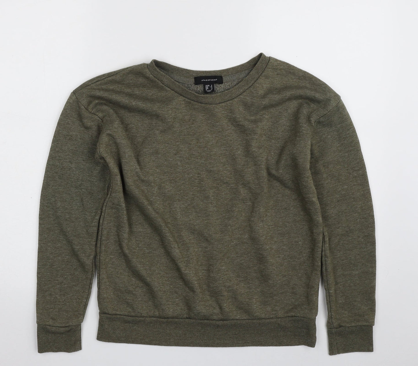 Atmosphere Womens Green  Polyester Pullover Sweatshirt Size 6  Pullover
