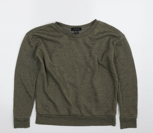 Atmosphere Womens Green  Polyester Pullover Sweatshirt Size 6  Pullover