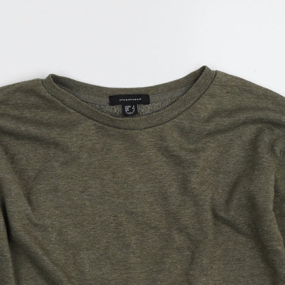 Atmosphere Womens Green  Polyester Pullover Sweatshirt Size 6  Pullover