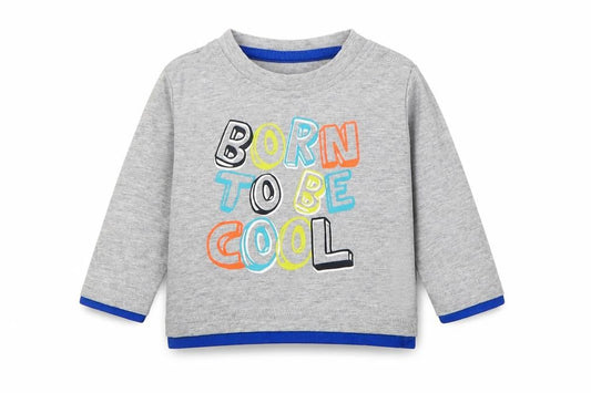 Dunnes Baby Green  Cotton Pullover T-Shirt Size 6-9 Months Crew Neck Snap