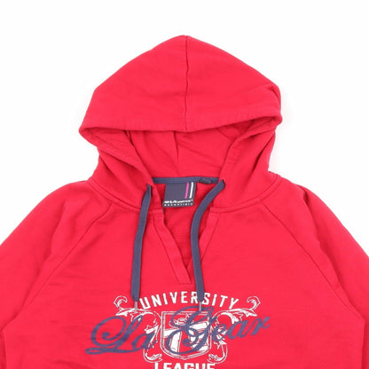 LA Gear Womens Red  Polyester Pullover Hoodie Size S