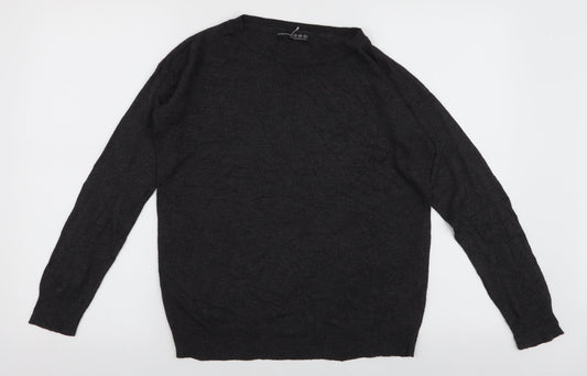 Atmosphere Womens Grey Round Neck  Viscose Pullover Jumper Size 8