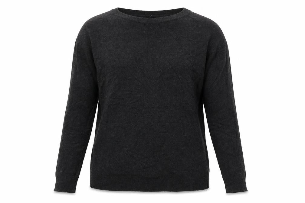 Atmosphere Womens Grey Round Neck  Viscose Pullover Jumper Size 8