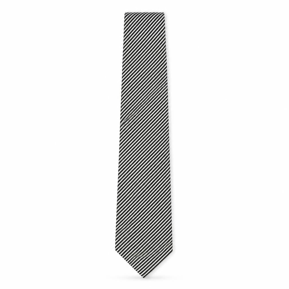 Voeut Mens Multicoloured Striped Polyester Pointed Tie One Size