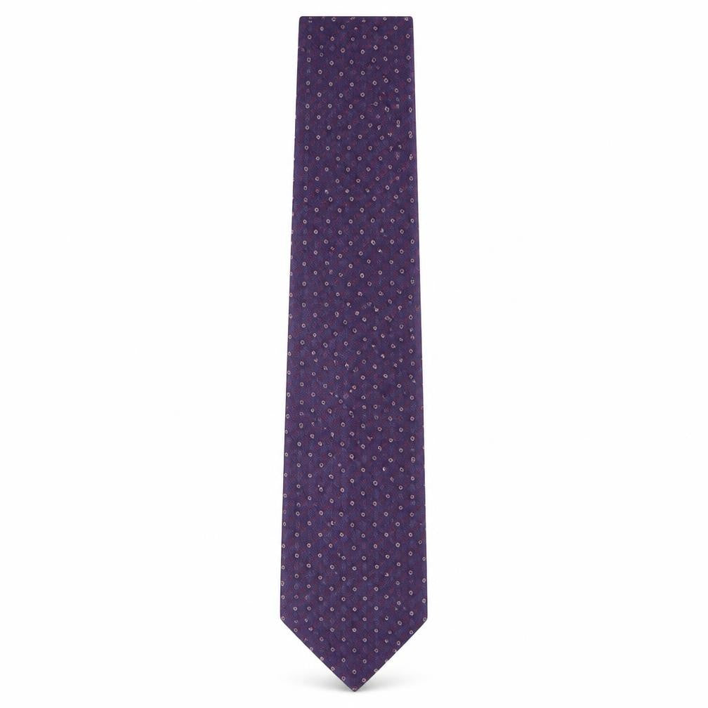 Ciro Citterio Mens Multicoloured Geometric Polyester Pointed Tie One Size