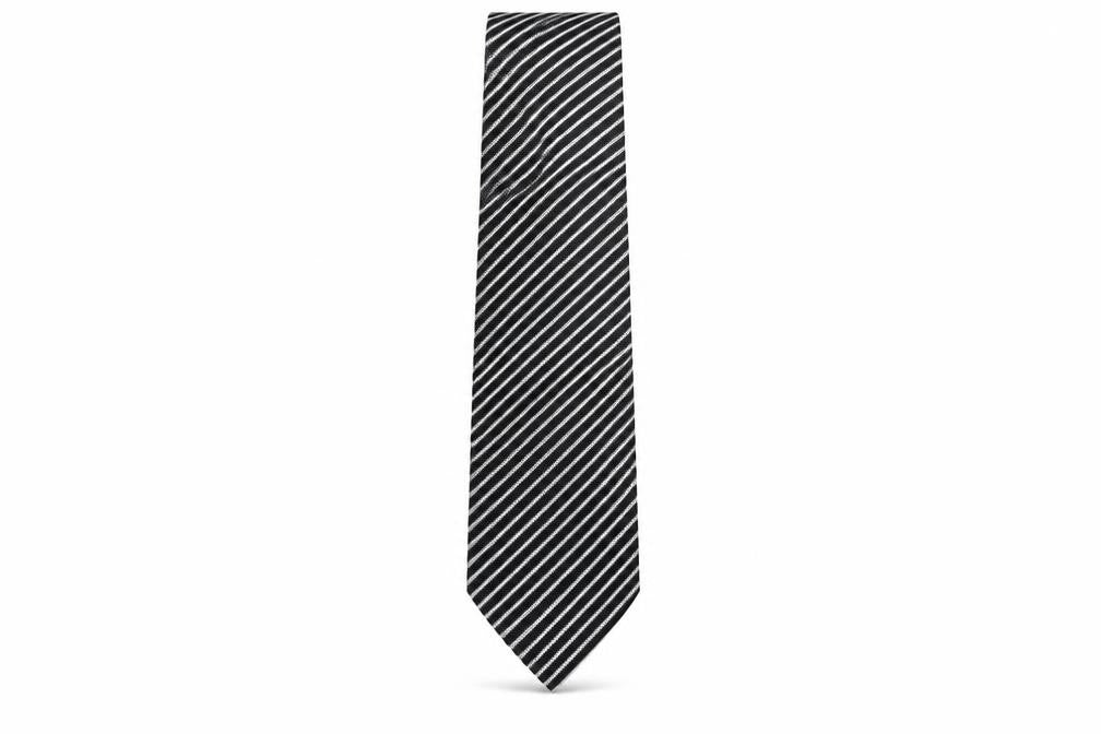 Greenwoods Mens Multicoloured Striped Polyester Pointed Tie One Size