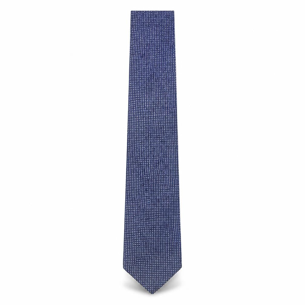 Marks & Spencer Mens Multicoloured Plaids & Checks Silk Pointed Tie One Size