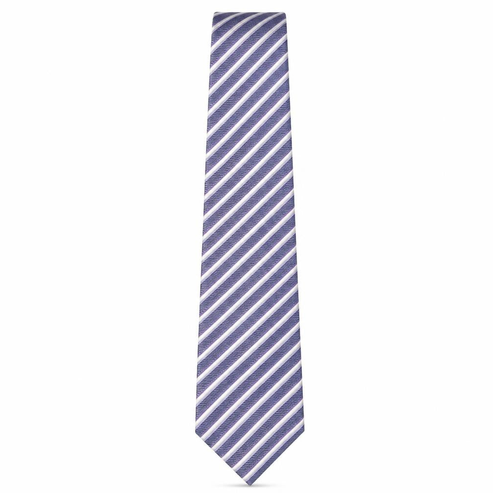 Marks & Spencer Mens Multicoloured Striped Silk Pointed Tie One Size