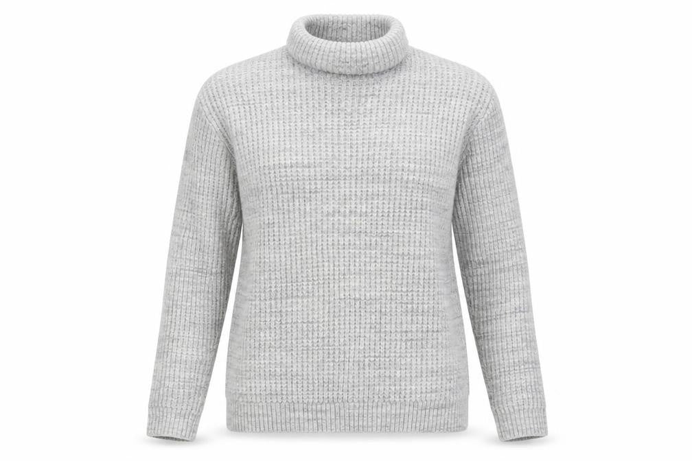 NEXT Womens Grey Roll Neck  Acrylic Pullover Jumper Size XL