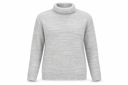 Next Womens Grey Roll Neck  Acrylic Pullover Jumper Size XL