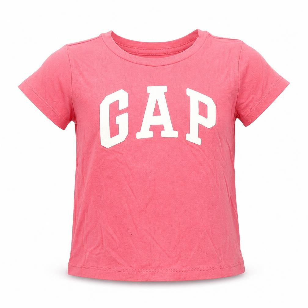 Gap Girls Pink  Cotton Basic T-Shirt Size 2 Years Crew Neck Pullover