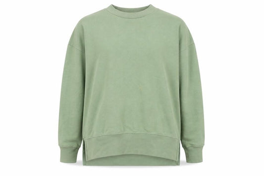 Primark Womens Green  Cotton Pullover Sweatshirt Size 6