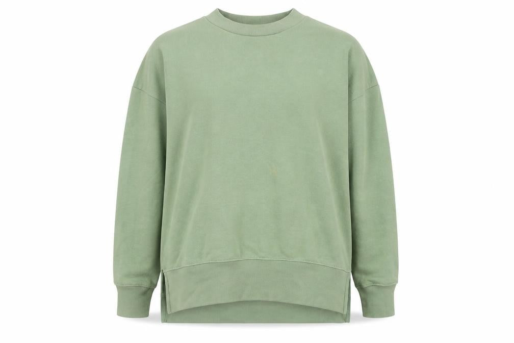 Primark Womens Green  Cotton Pullover Sweatshirt Size 6