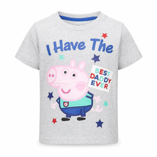 ABD Ltd Boys Grey  Cotton Pullover Polo Size 4-5 Years Round Neck Pullover - Peppa Pig