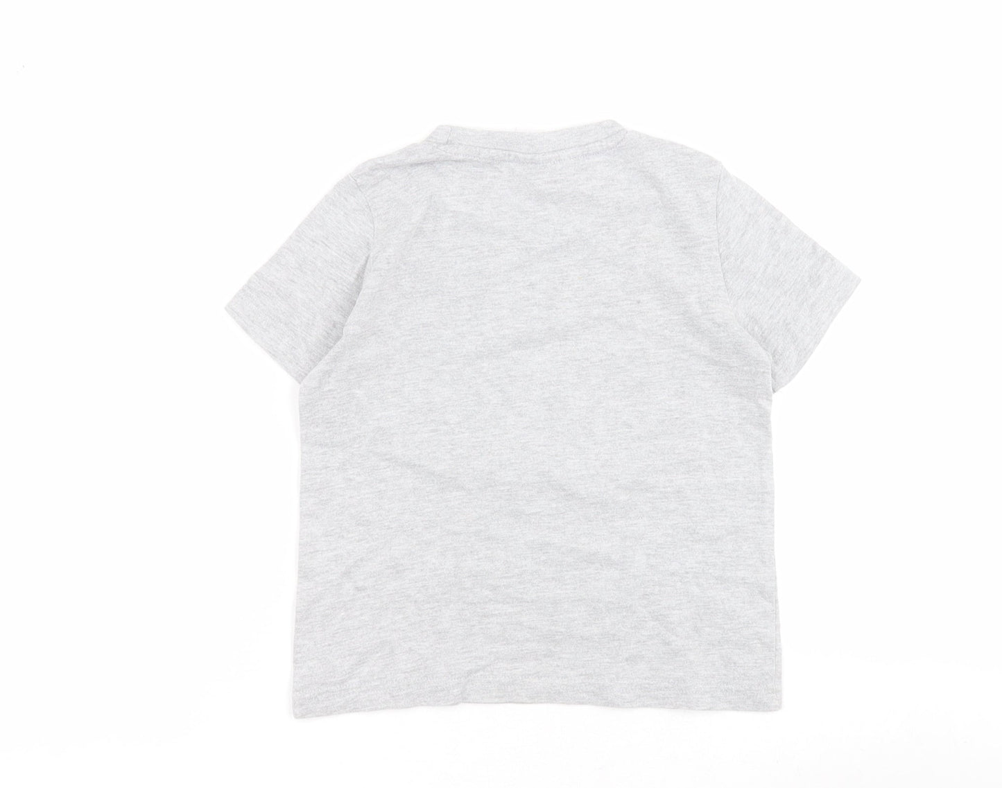 ABD Ltd Boys Grey  Cotton Pullover Polo Size 4-5 Years Round Neck Pullover - Peppa Pig