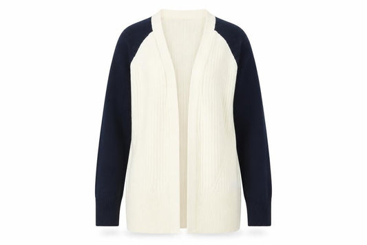 Marks & Spencer Womens Ivory V-Neck  Acrylic Cardigan Jumper Size XS