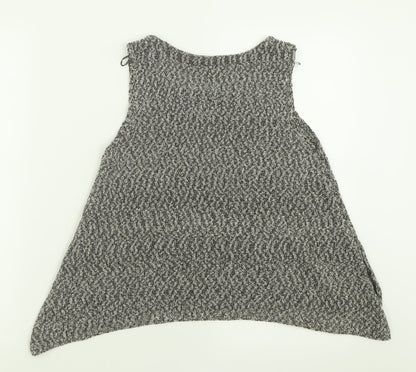 Next Womens Multicoloured  Cotton Basic Tank Size 10 Crew Neck