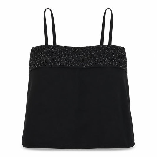 Cosie&Co Womens Black  Polyester Camisole Blouse Size 12 Square Neck
