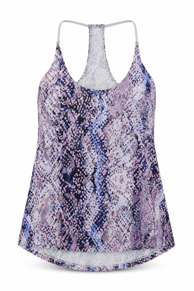 F&F Womens Multicoloured Animal Print Polyester Camisole Tank Size S Halter Pullover
