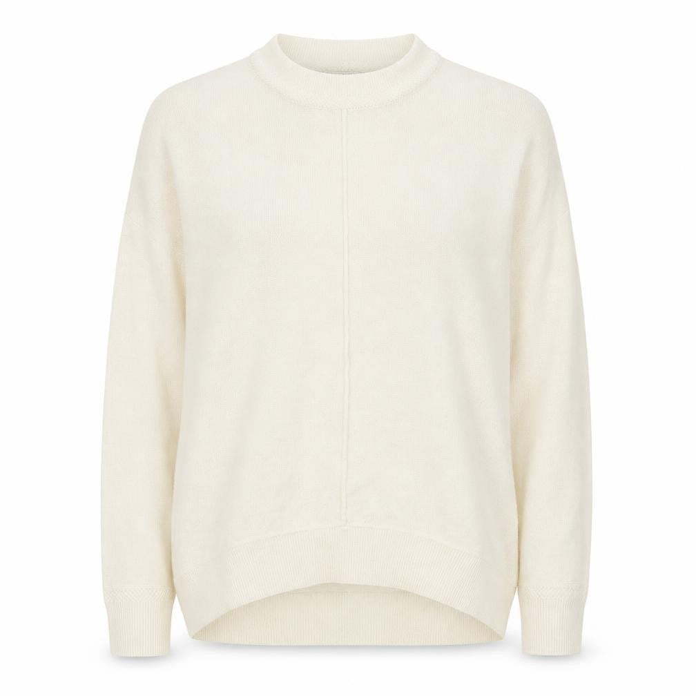 NEXT Womens Ivory Round Neck  Acrylic Pullover Jumper Size M