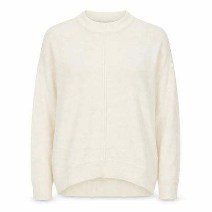 Next Womens Ivory Round Neck  Acrylic Pullover Jumper Size M