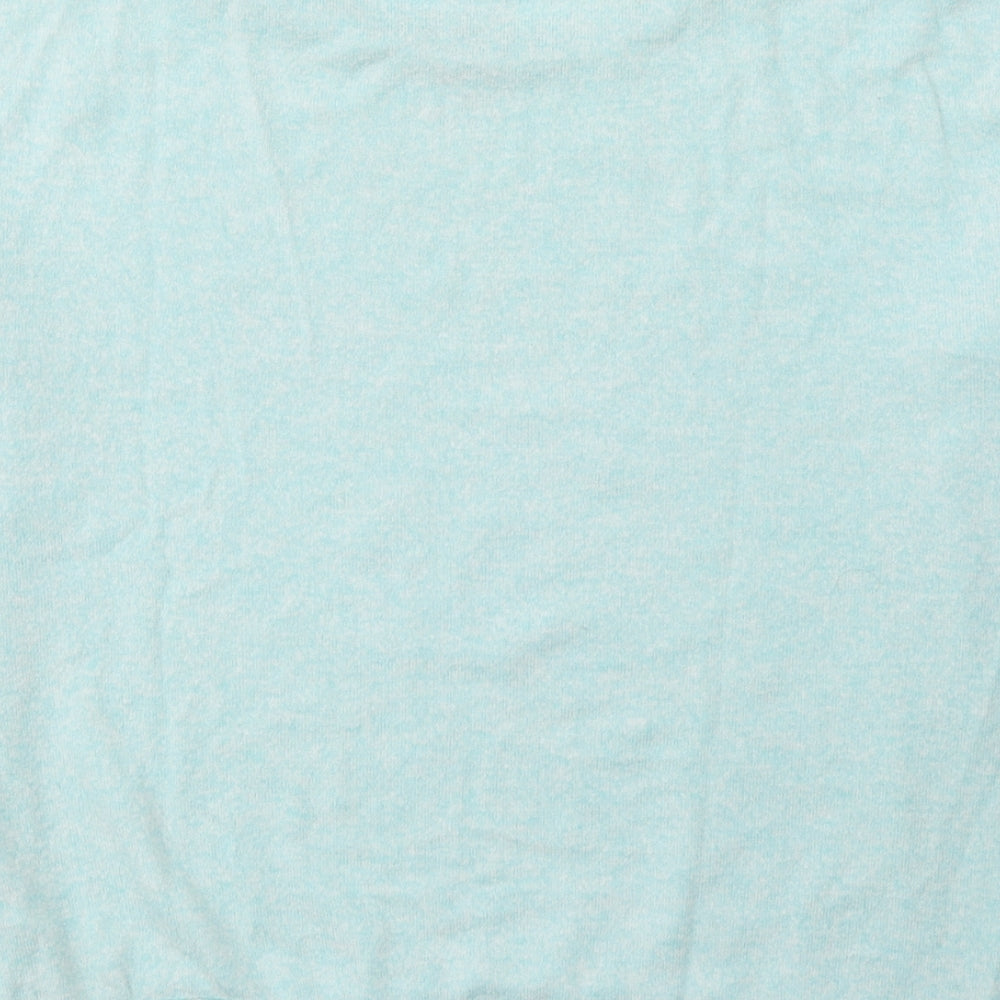 Disney Womens Blue Solid Viscose Top Pyjama Top Size 6   - Neverland Tinkerbell