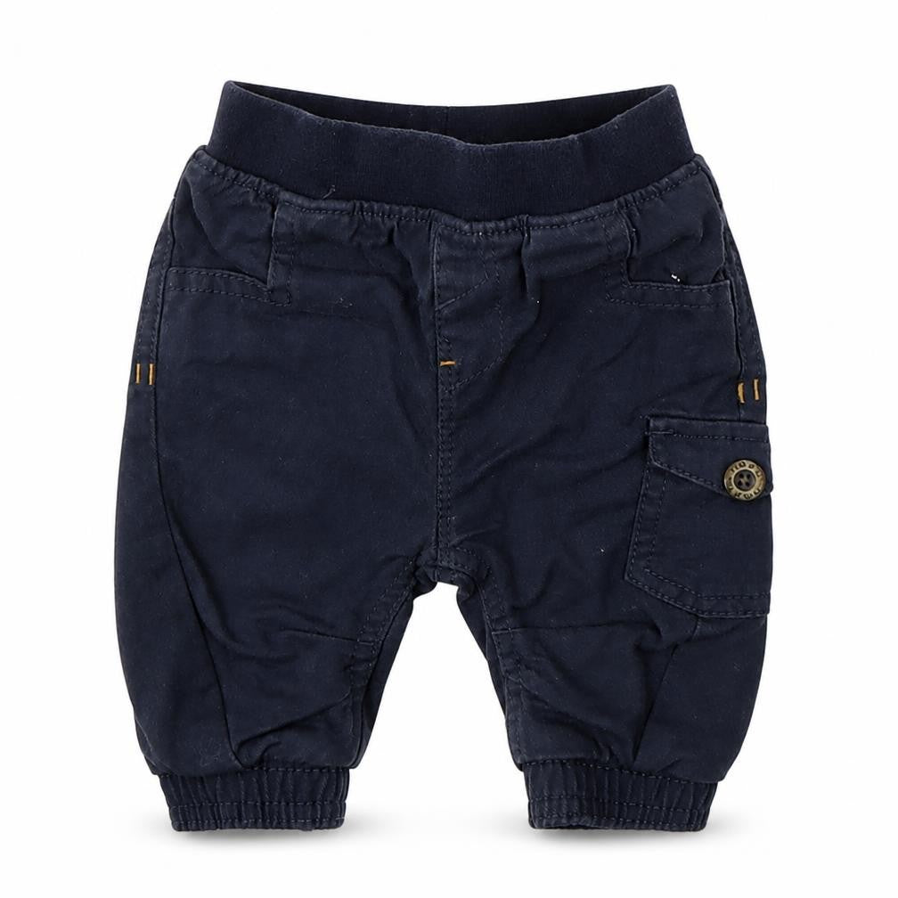 NEXT Baby Blue  Cotton Cargo Trousers Size 0-3 Months  Pullover