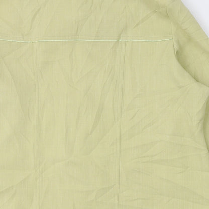 SLIMMA Womens Green   Jacket Blazer Size 18  Button