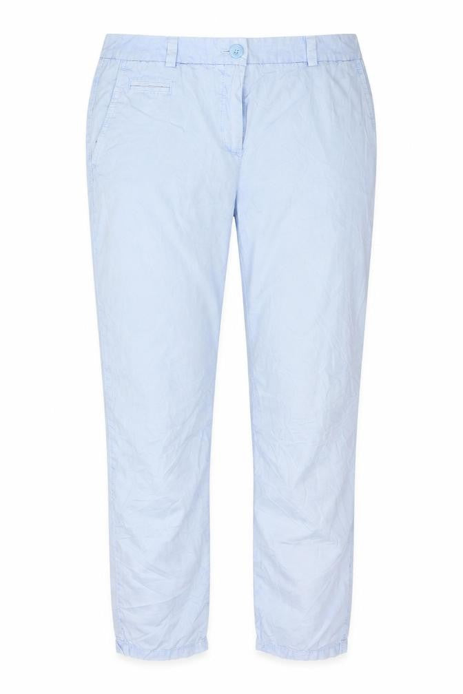 Marks & Spencer Womens Blue  Cotton Skinny Jeans Size 10 L28 in Regular Button