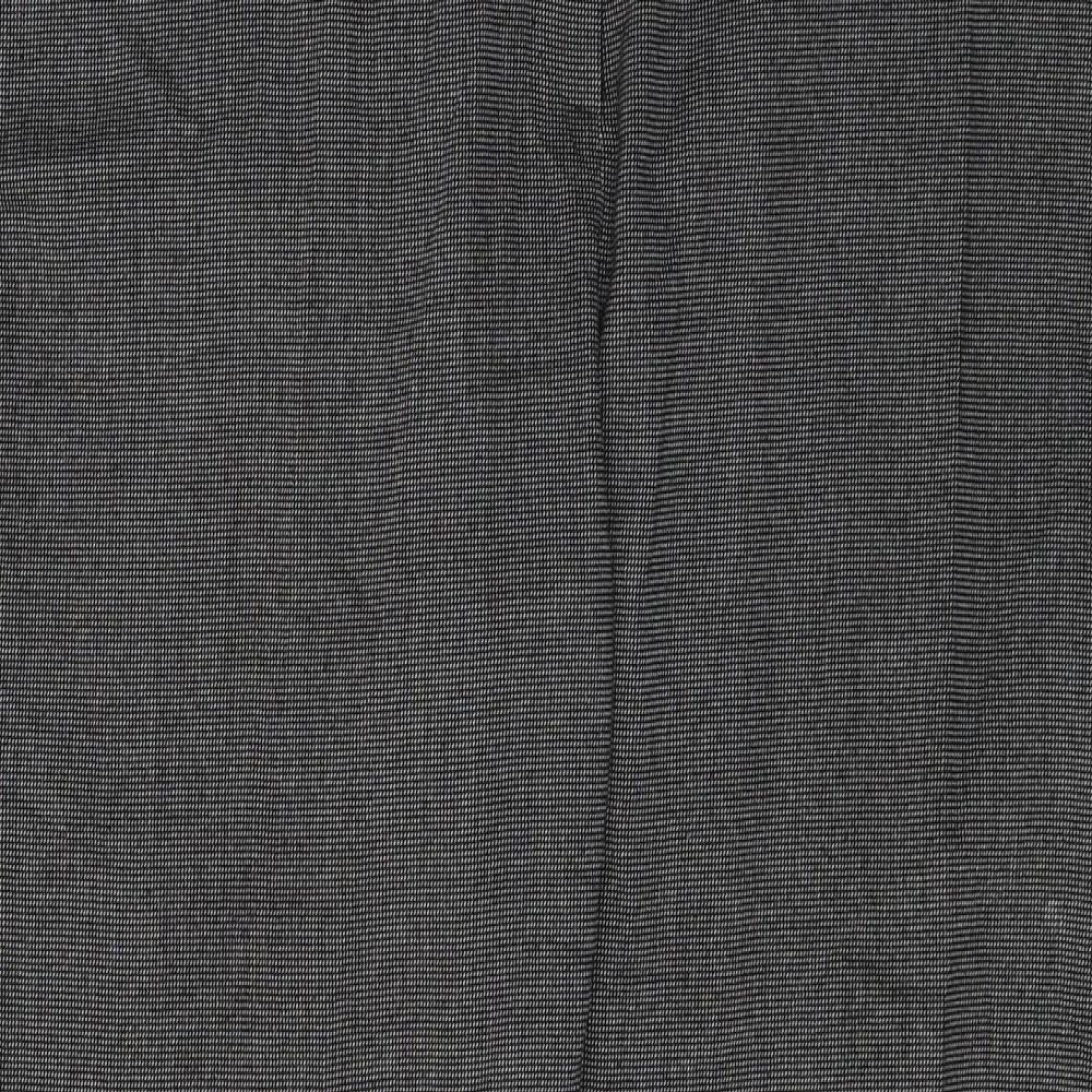 Petite Womens Black  Polyester Trousers  Size 36 in L27 in Regular Button