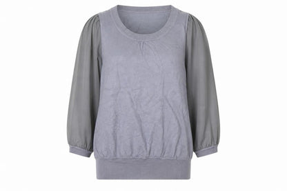 Next Womens Grey Scoop Neck  Viscose Pullover Jumper Size 10