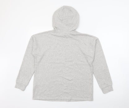 Marks & Spencer Girls Grey  Viscose Pullover Hoodie Size 12-13 Years