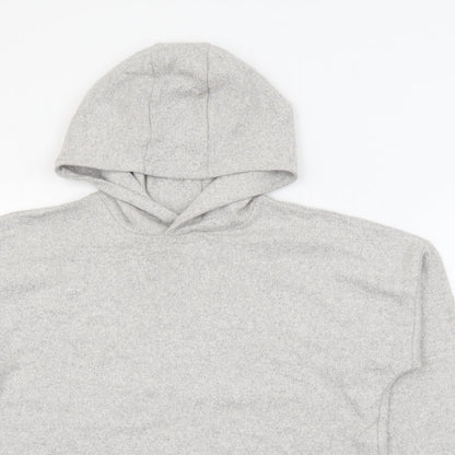 Marks & Spencer Girls Grey  Viscose Pullover Hoodie Size 12-13 Years