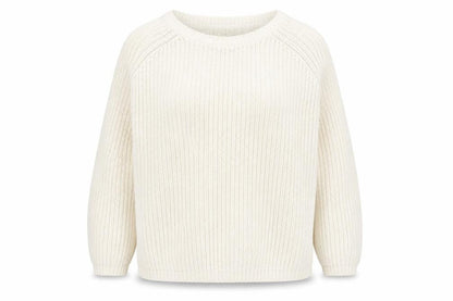 Dorothy Perkins Womens White Round Neck  Acrylic Pullover Jumper Size 8