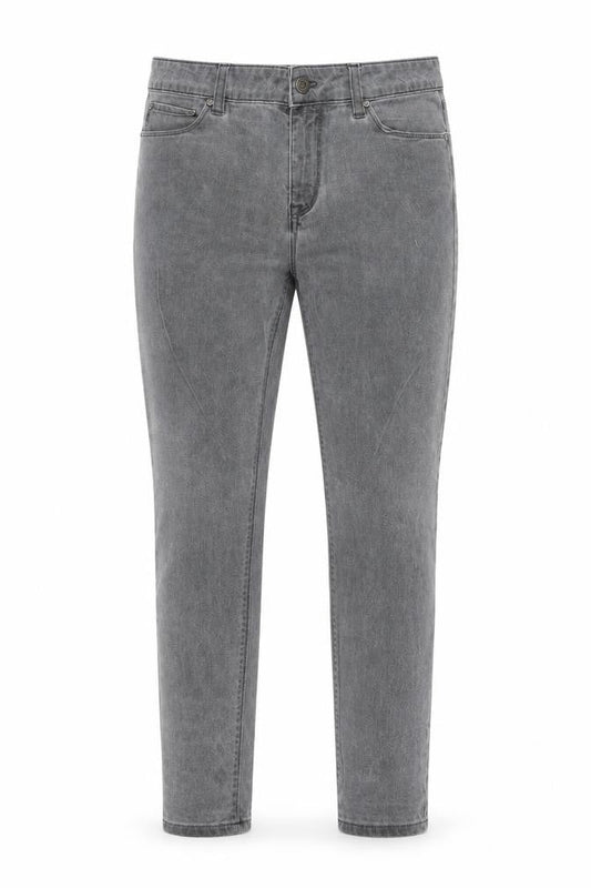 ASOS Womens Grey  Cotton Skinny Jeans Size 30 L28 in Regular Zip