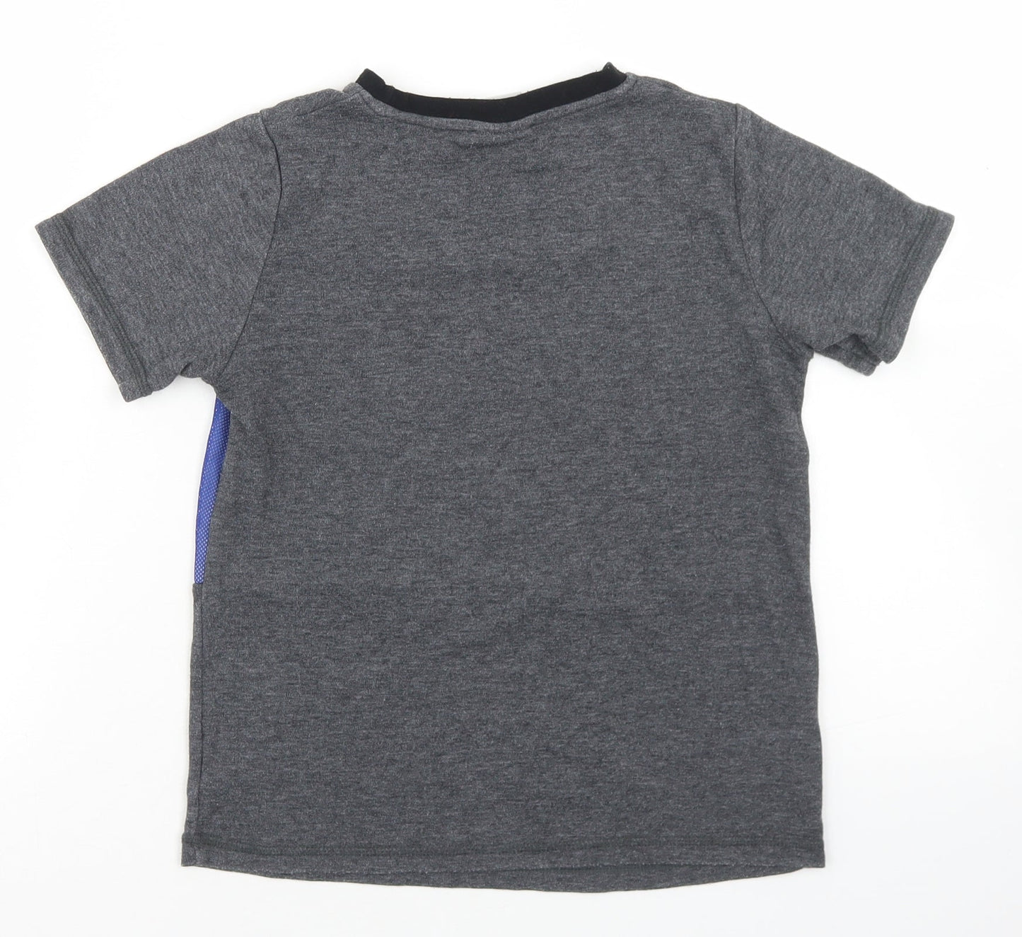 George Boys Grey  Polyester Basic T-Shirt Size 9-10 Years Crew Neck  - Sonic The Hedgehog