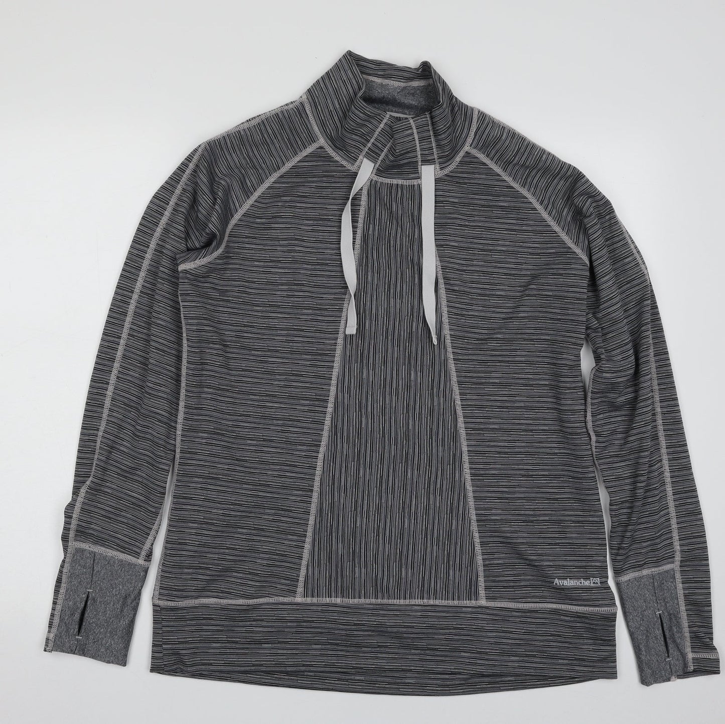 Avalanche Womens Grey  Polyester Pullover Sweatshirt Size L  Pullover - Activewear