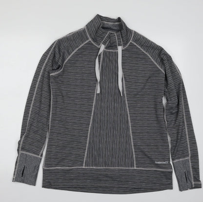 Avalanche Womens Grey  Polyester Pullover Sweatshirt Size L  Pullover - Activewear