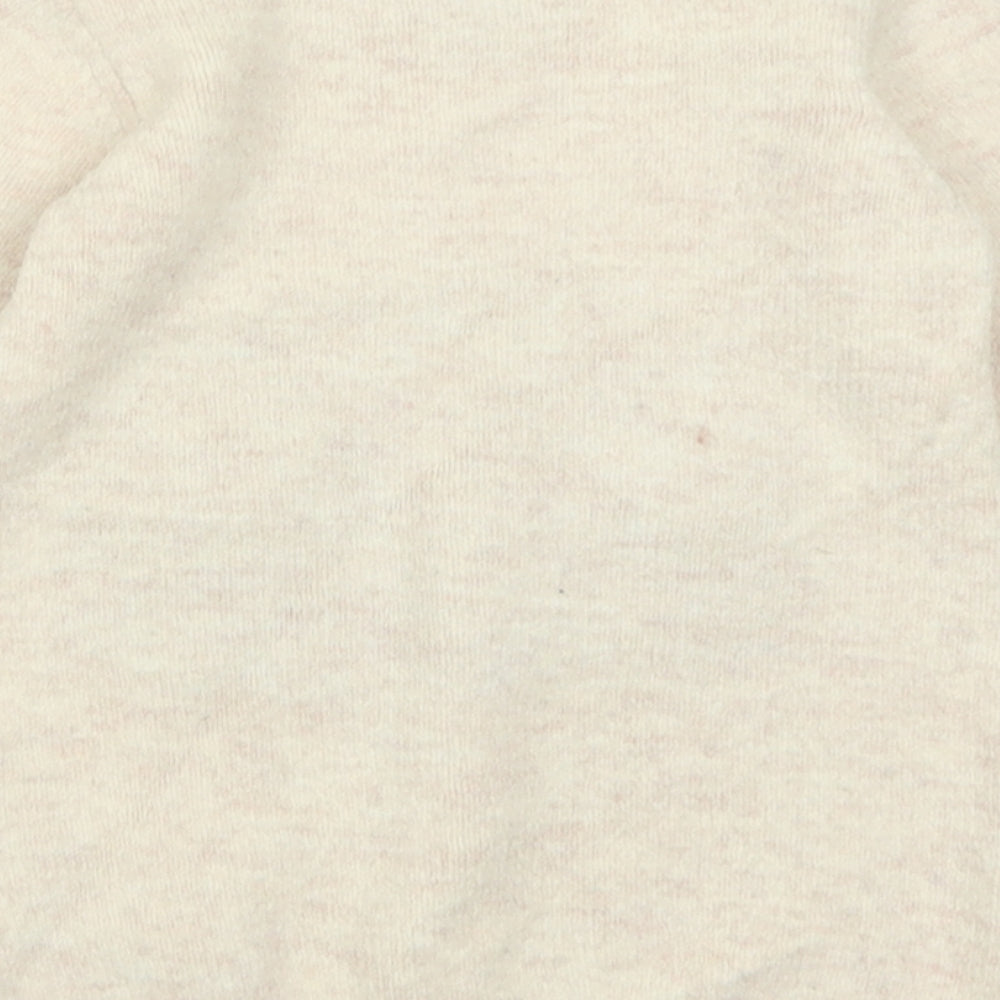 Primark Girls Pink  Acrylic Jumper Dress  Size 18-24 Months  Crew Neck Button - Hedgehog