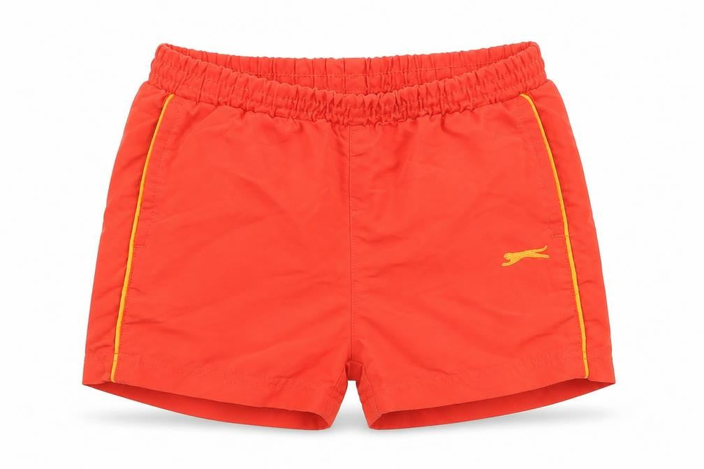 Slazenger Boys Red  100% Polyester Sweat Shorts Size 3-4 Years  Regular