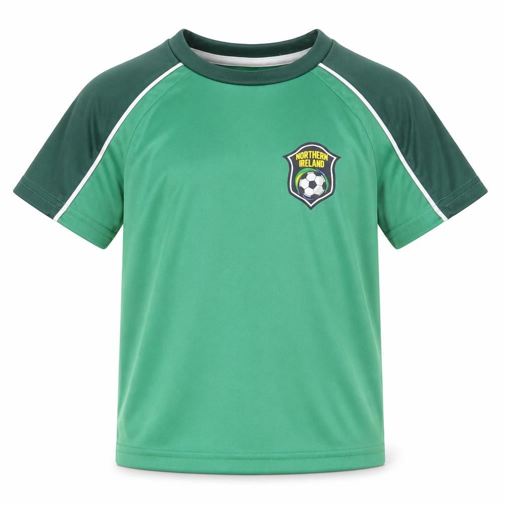 Dunnes Stores Boys Green  100% Polyester Pullover Polo Size 3-4 Years Crew Neck Pullover
