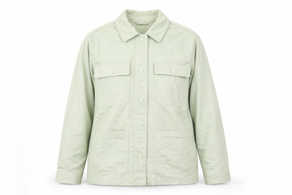 Primark Womens Green   Jacket  Size 6  Button