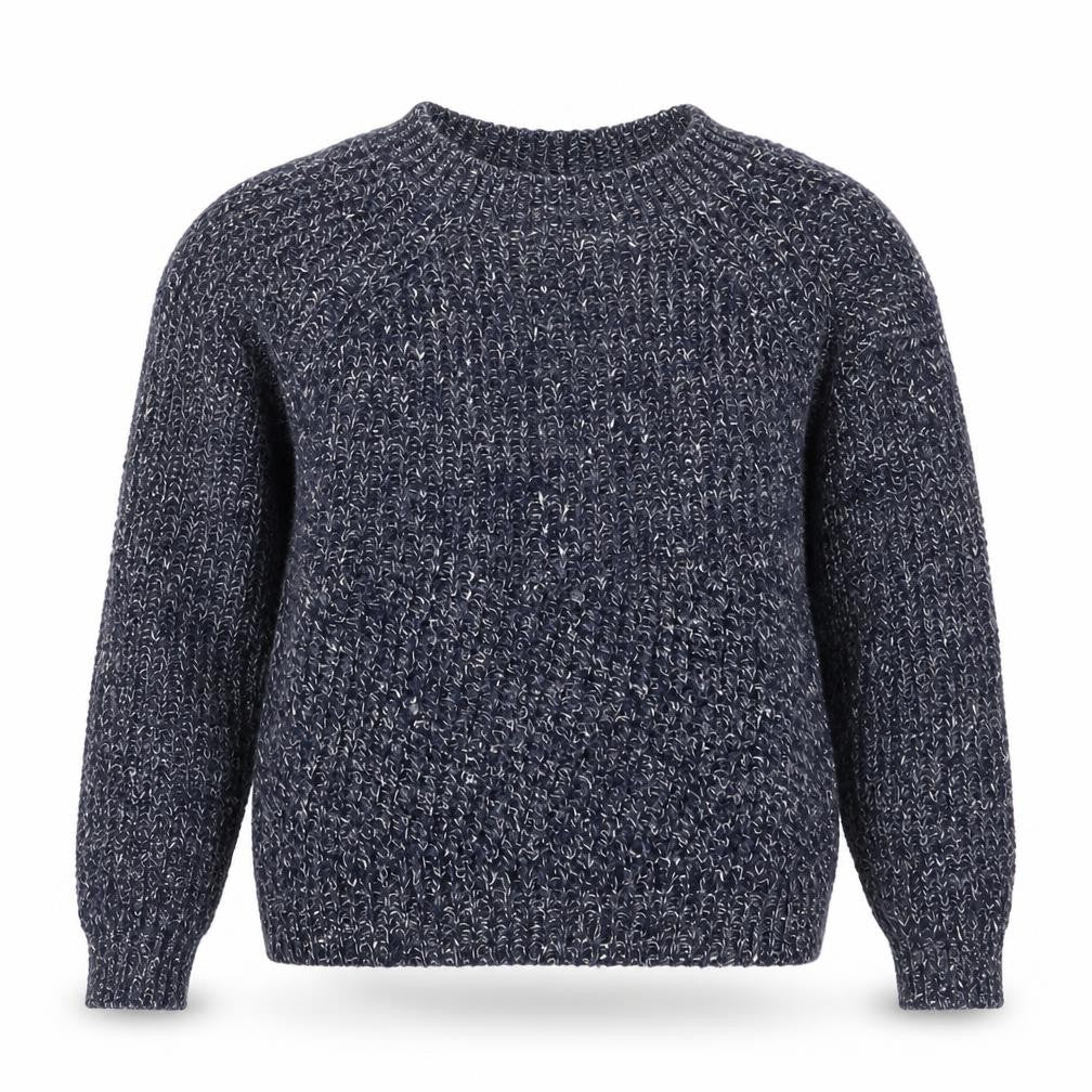 Izabel London Womens Blue Crew Neck  Acrylic Pullover Jumper Size 10