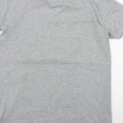 Atmosphere Womens Grey  Polyester Basic T-Shirt Size 4 Round Neck