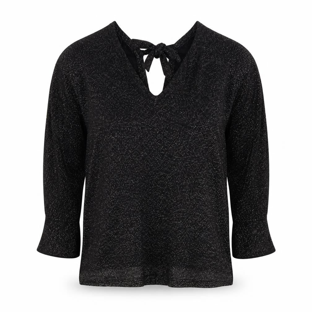 NEXT Womens Black  Viscose Basic Blouse Size XS V-Neck